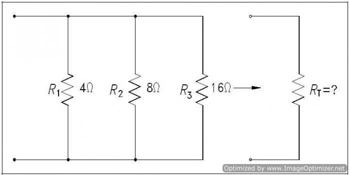 Figure 10 Total Resistance in a Parallel Circuit