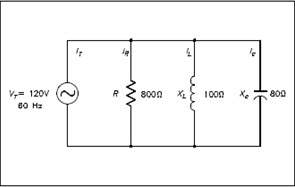 Figure 9 Parallel R-C-L Circuit